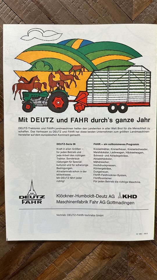 Mit Deutz und Fahr durch‘s ganze Jahr / Malbuch in Grevenbroich