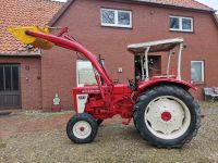 IHC 523 Schlepper Trecker mit Frontlader Niedersachsen - Borstel b Sulingen Vorschau