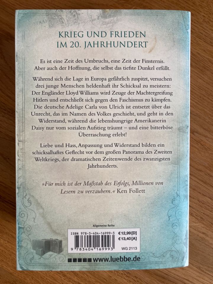 Ken Follett, Jahrhundertsaga, 3 Bücher in Limburg