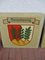 Für den Flohmarkt  ältere Wappen auf Holztafeln gemalt 10 Stück Bayern - Altenstadt Iller Vorschau