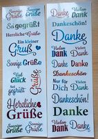 Transparent-Sticker Set 2 tlg Basteln Dekorieren Sticker Wünsche Bayern - Plattling Vorschau