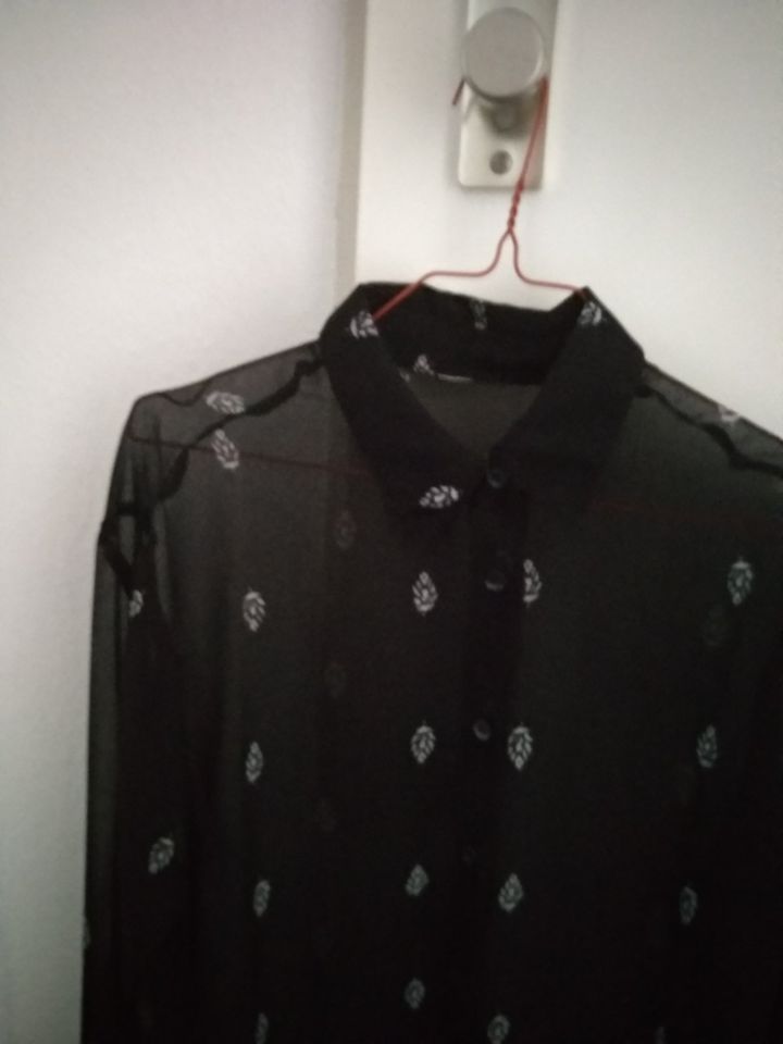 Bluse schwarz Transparent Unterhemd spitze Fest Feier in Hannover