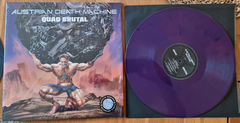 Austrian Death Machine Quad Brutal limited edition Vinyl LP in Melsungen