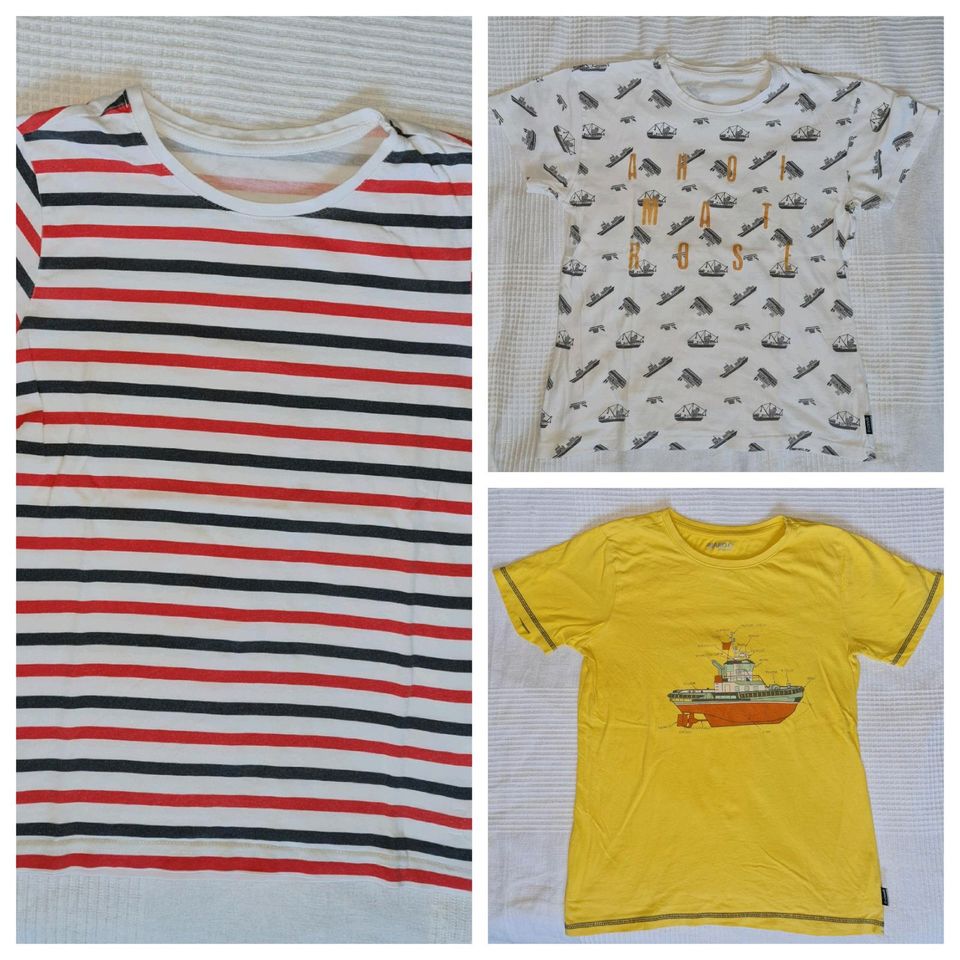 Jungen/Unisex: T-Shirts in Gr. 140/146 in Haselbachtal