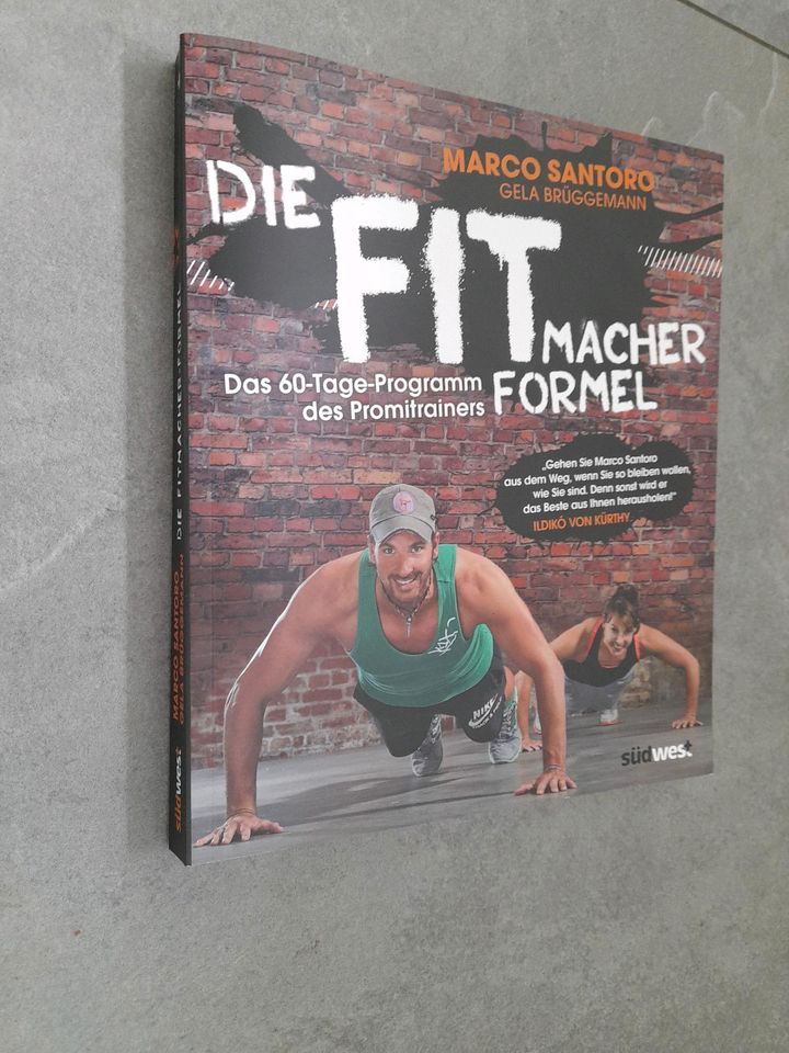 Die Fit Macher Formel Marco Santoro Kochbuch.Fitnessbuch.TOP in Ludwigsburg