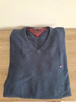 Pullover Tommy Hilfiger Herren XL dunkelblau V-Ausschnitt Thüringen - Wachstedt Vorschau