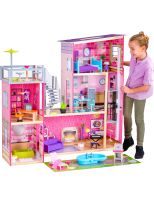 KidKraft Puppenhaus | 120cm | Spielzeug | Kind | für Barbie | Essen - Steele Vorschau