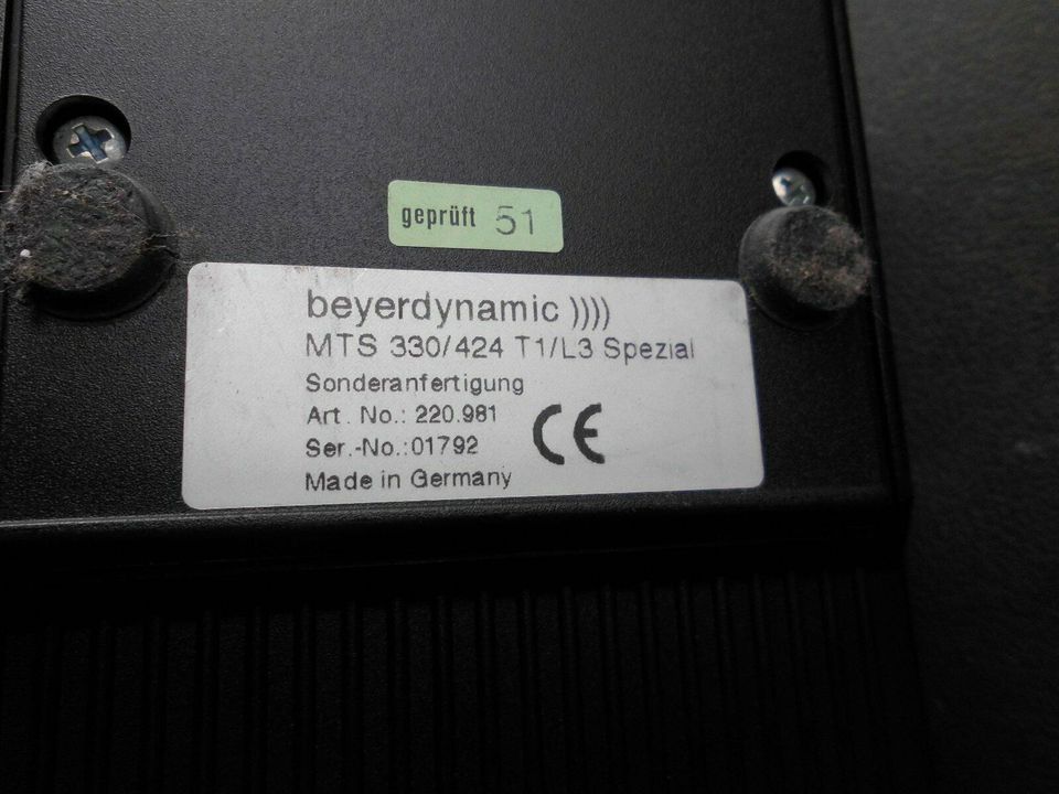 beyerdynamic mts 330/424 t1/l3 spezial in Köln