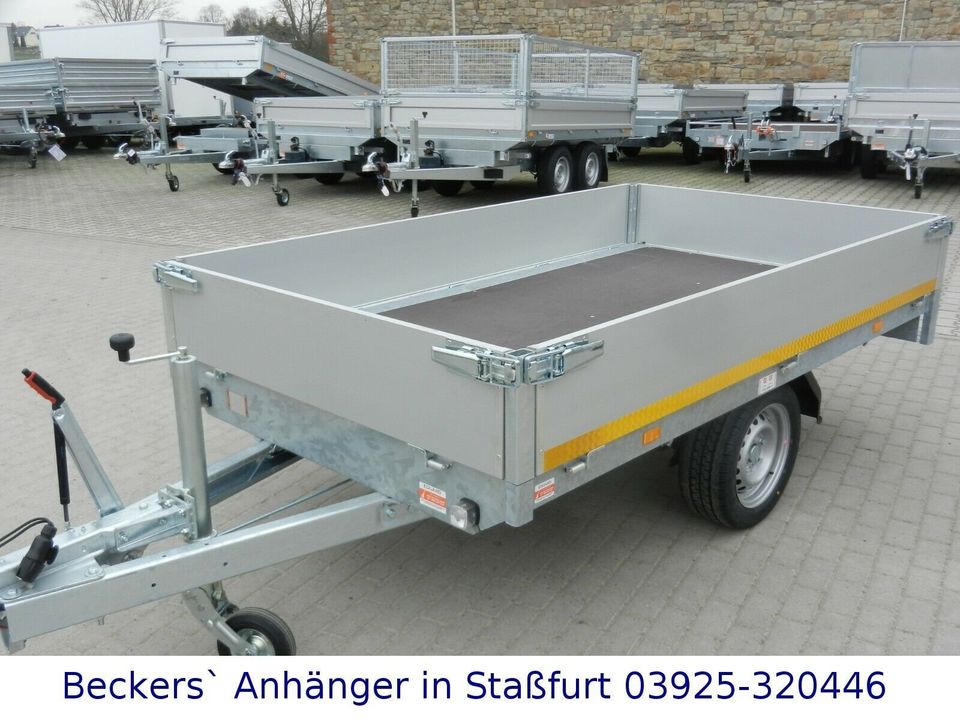 Eduard 1.500kg | Hochlader | 2,60m x 1,50m | 63cm & 13-Zoll Bereifung | 2615 in Neundorf