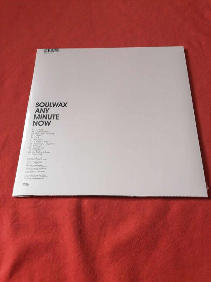 SOULWAX - Any Minute Now - Clear Vinyl 2-LP - NEU in Vöhringen