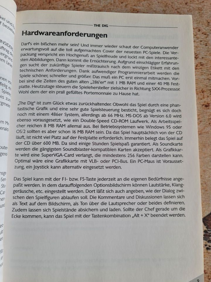 The Dig Lösungsbuch, Spieleberater in Frankfurt am Main