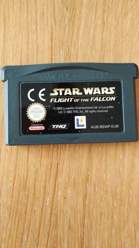 Nintendo Gameboy Advance Spiel Star Wars Flight of the Falcon, in Hagen