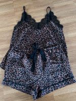 Damen Pyjama Set Leoparden Muster schwarz XS Nachtwache Sommer Bayern - Gröbenzell Vorschau