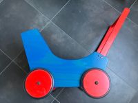 Haba Puppenwagen Kinderwagen blau rot Holz mit Gummireifen Kreis Pinneberg - Hasloh Vorschau