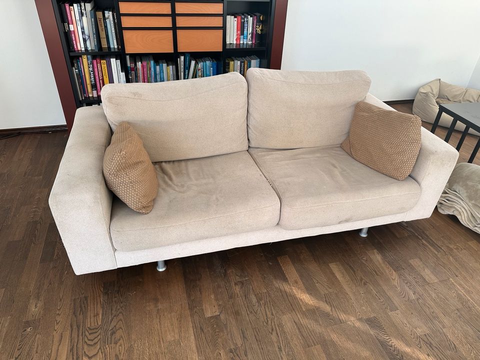 2x Couch / Sofa von Boconcept aus Stoff (2,5 & 3 Sitzer) in Troisdorf
