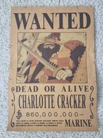 One Piece Poster WANTED CHARLOTTE CRACKER, Ca. 36cm X 25,5 cm Nordrhein-Westfalen - Recklinghausen Vorschau