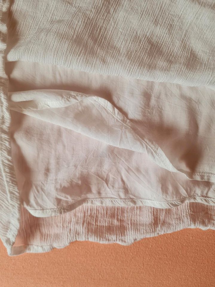 s.Oliver Damen Shirt Bluse Spitze weiß ohne Arm Gr. 38 in Marpingen