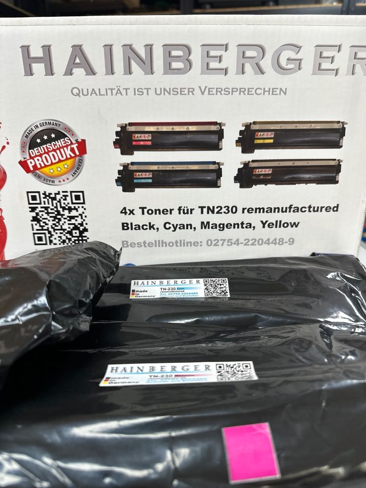 Hainberger TN230 Toner Kartuschen Set Brother Laserdrucker in Bad Vilbel