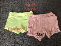 Mädchen kurtze Hosen Benetton & Mana,gr 98 Nürnberg (Mittelfr) - Kleinreuth b Schweinau Vorschau