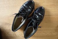 Vintage Lackschuhe Keilabsatz Schnürschuhe Plateau chunky Boots W Niedersachsen - Bückeburg Vorschau