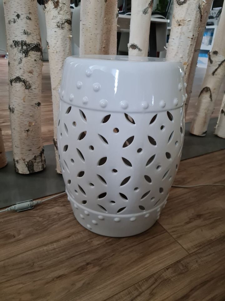 Keramik Beistelltisch, Weiß, 35 X 35 X 45 in Augsburg