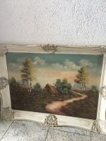 Altes Öl auf Leinwand Gemälde Bild Landschaft Shabby Deko Baden-Württemberg - Hardheim Vorschau