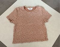 T-Shirt H&M Gr. 140 braun mit weißen  Blumen Sachsen - Limbach-Oberfrohna Vorschau