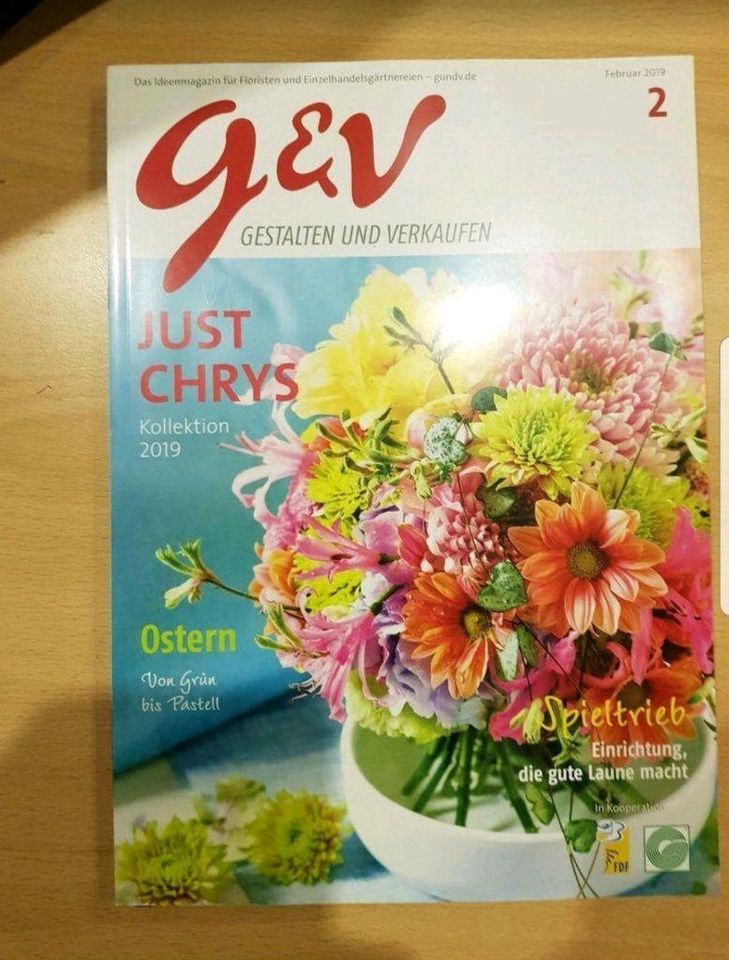 Fachzeitschrift Florist / Gärtner G&V Gestalten & Verkaufen 2019 in Freudenberg