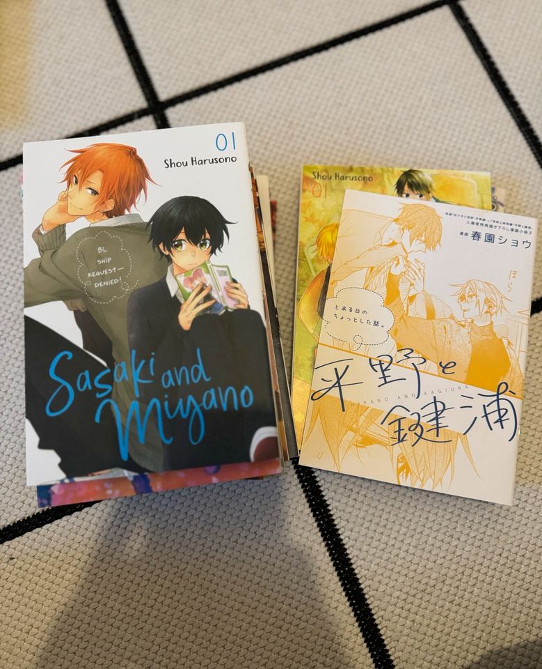 Sasaki Miyano Hirano Kagura Shou Harusono Manga Boys Love in Darmstadt