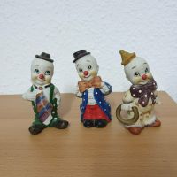 3 Clowns in verschiedenen Kostümen, je ca 12 cm hoch, 80er Nordrhein-Westfalen - Möhnesee Vorschau