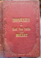 Historische Mozart Noten von 1889 idomeneus&Cosi fan tutte München - Schwabing-West Vorschau