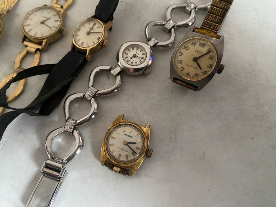 Armbanduhren, Junghans, Aristo, Osco, Ankra, Konvolut, Sammlung in Bremerhaven