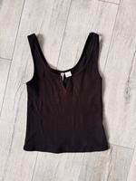 H&M Cropped Top Schwarz V Ausschnitt XXS 32 Nordrhein-Westfalen - Lügde Vorschau