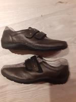 Halbschuhe Klettverschl. Gr. 38 Weite H braun/silbern Vitaform Sachsen - Bahretal Vorschau