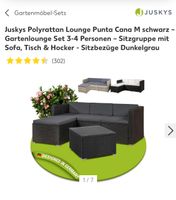 Gartenlounge Set für 3-4 Personen NEU schwarz Nordrhein-Westfalen - Extertal Vorschau