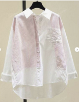 Stilvolles gestreiftes Patchwork Hemd für Frauen. 36 (S) NEU Berlin - Spandau Vorschau