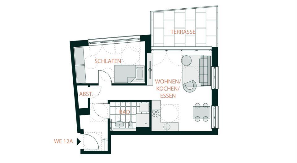 Neubau! Hochwertig möblierte Wohnung im Norden von Leipzig (BMW;DHL;Flughafen)! in Leipzig