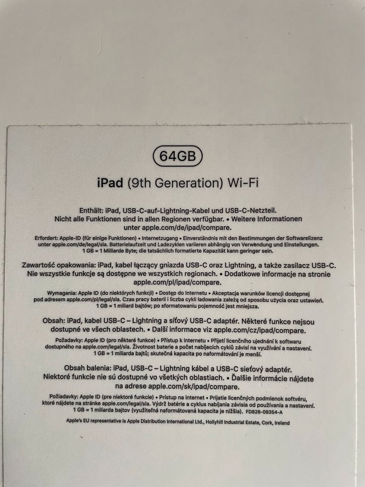 ipad 9.generation 64gb Space grau Wifi in Nürnberg (Mittelfr)