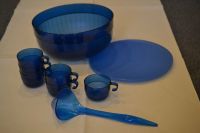 Tupperware Bowle Set blau Schale 5,7 l 6 Tassen Niedersachsen - Wienhausen Vorschau