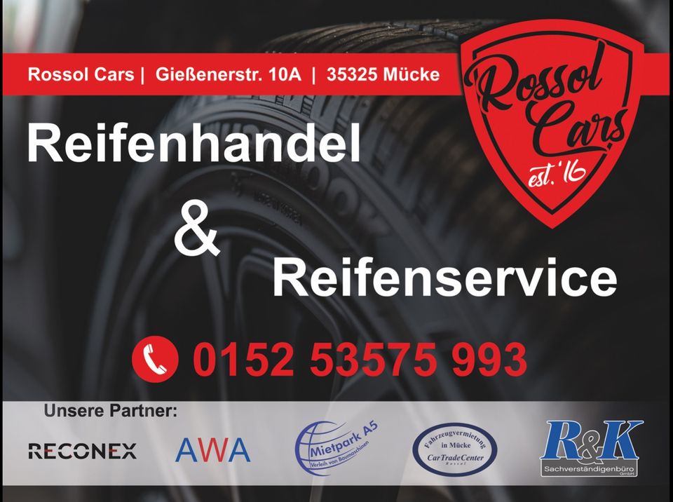 Reifen Felgen Service Reifenservice Montage Auswuchten in Mücke