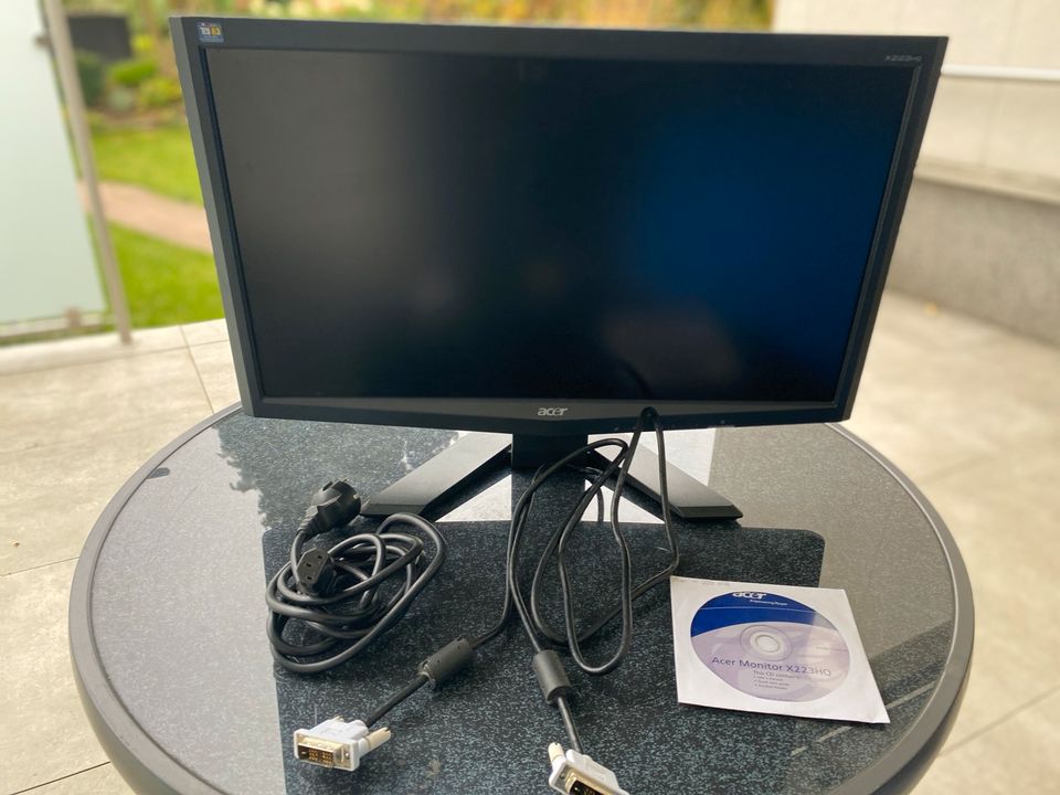 Acer  X223HQ B inclusive CD und Kabel in Meinerzhagen