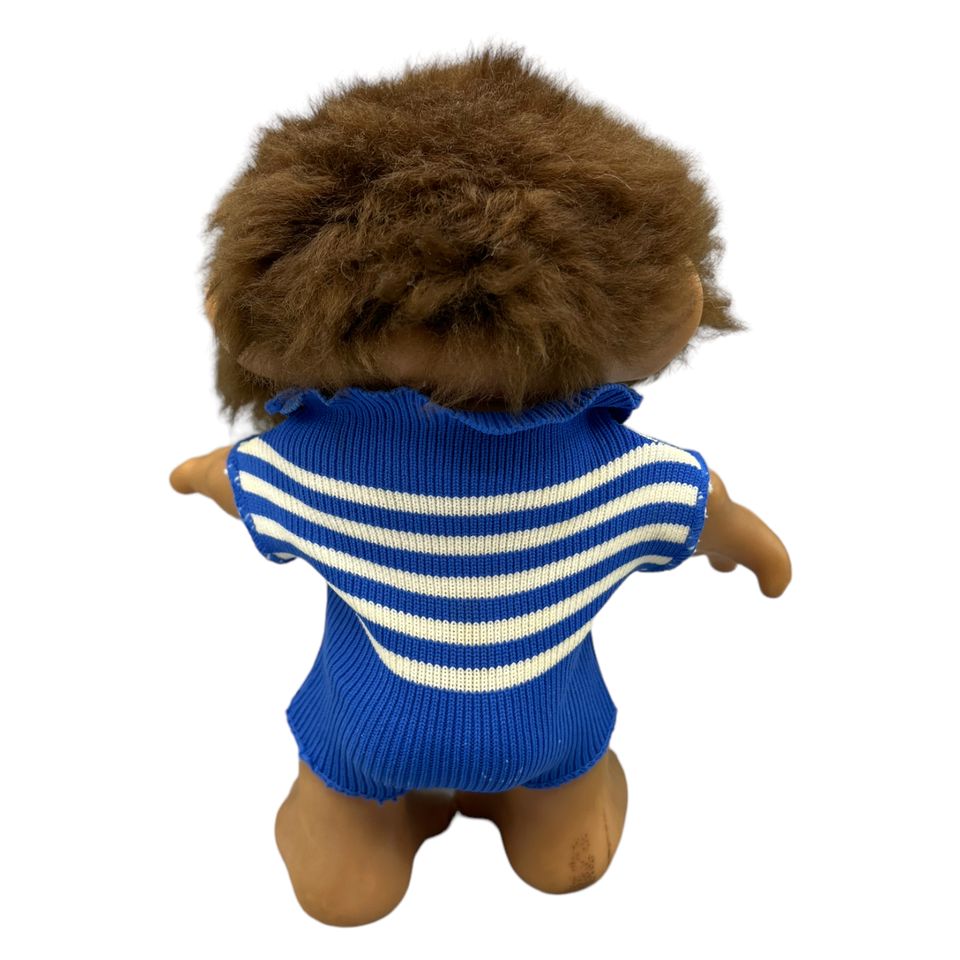 Thomas Dam Troll Affen junge monkey boy Puppe 20cm Braun in Witten