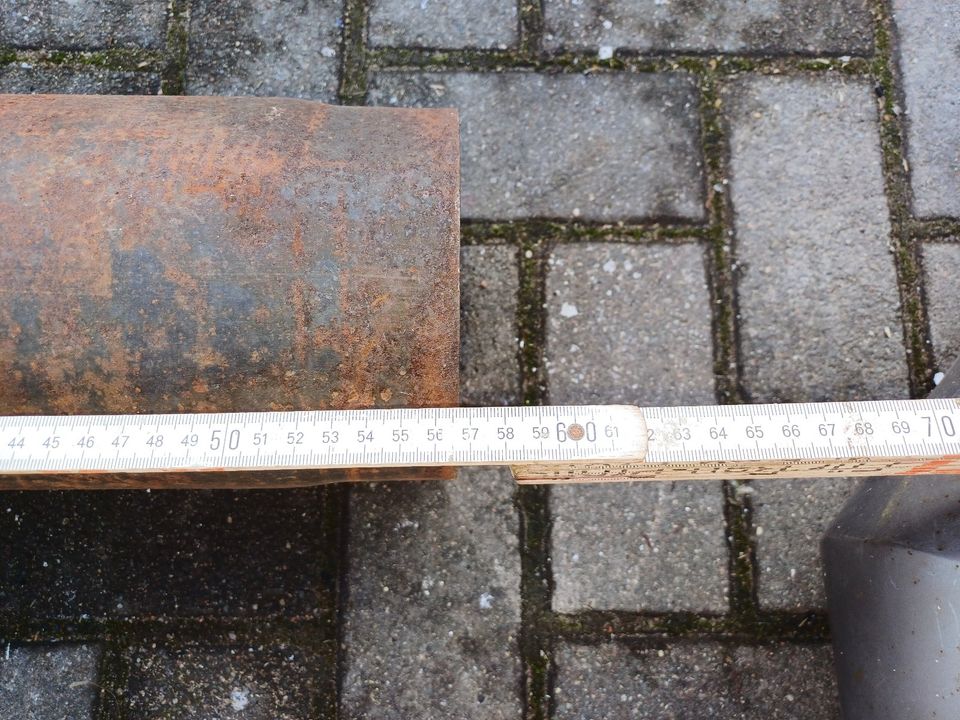 Ofenrohr 150 mm - Knie 90 Grad - mit Drosselklappe und Rosette in Rostock