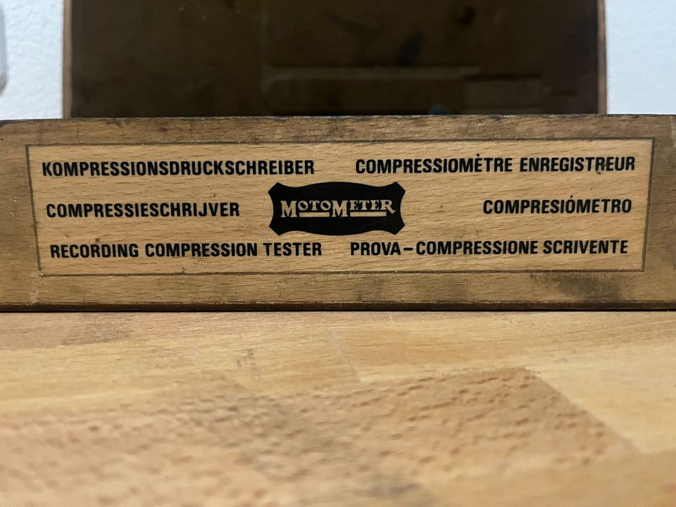 Professionelles Motometer  Kompressionsdruck- Schreiber.  Benzin in Plaidt