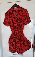ZARA - XS Hübsches orange-rotes kurzes Wickelkleid Baden-Württemberg - Remshalden Vorschau