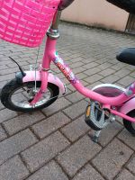 Puky Fahrrad in pink mit Blumen, 12 Zoll Niedersachsen - Holzminden Vorschau