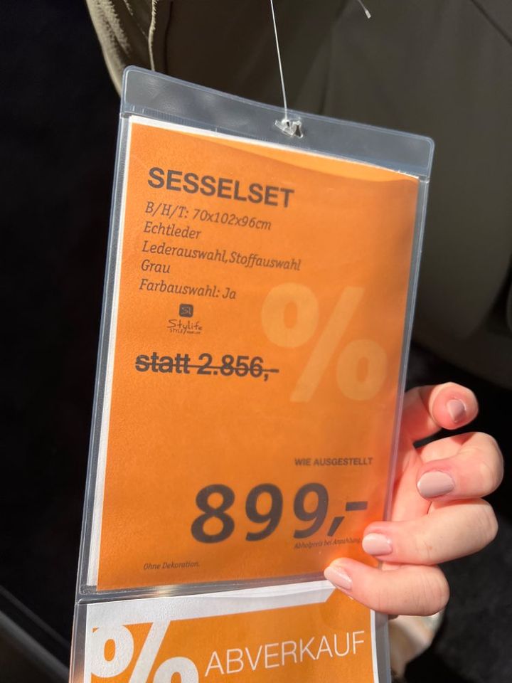 Möbel Ledersesselset Stylife in Schweinfurt