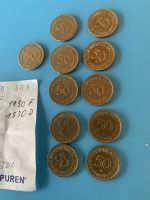 50 Pfennig Stücke Bank Deutscher Länder und BRD Rheinland-Pfalz - Fischbach Vorschau