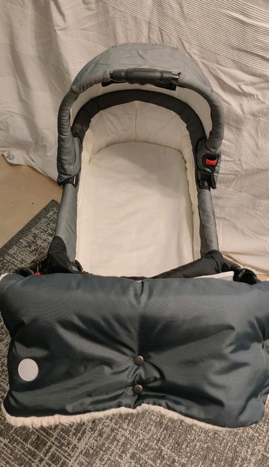 Hartan VIP XL ElefantenSilberDesign Kinderwagen+Babyschale+Zubehö in Erkrath