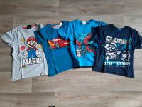 T-Shirt Gr. 110/116 (Super Mario,  Cars, Clone Wars) Sachsen-Anhalt - Halle Vorschau